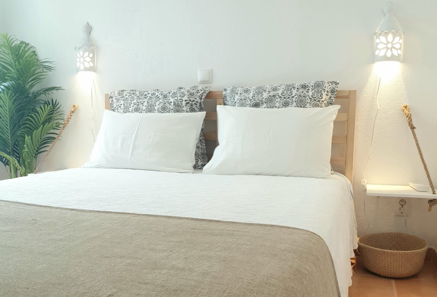 Quarto da Fig House com cama de casal