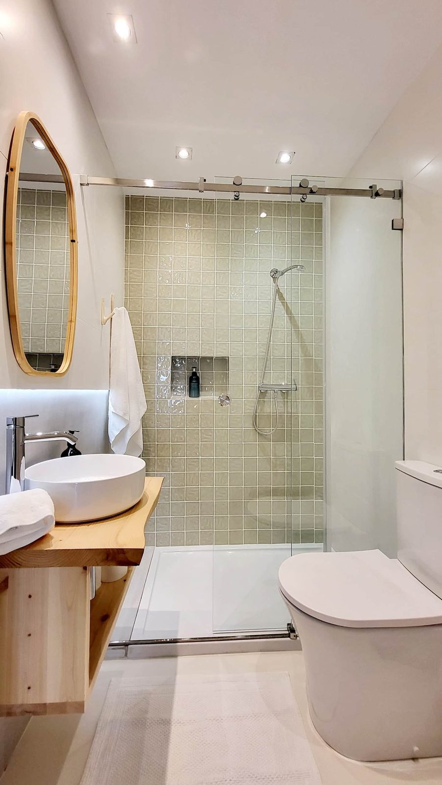 Lime House bathroom with shower